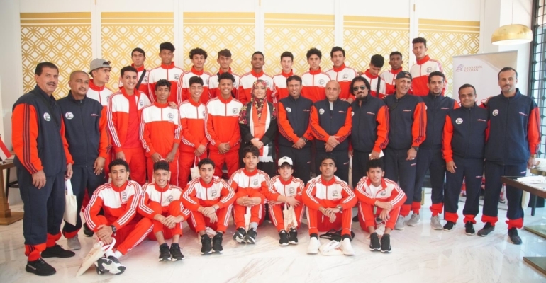 Tawakkol Karman honors Yemen National Football Team for victory in West Asian U15 Boys Championship